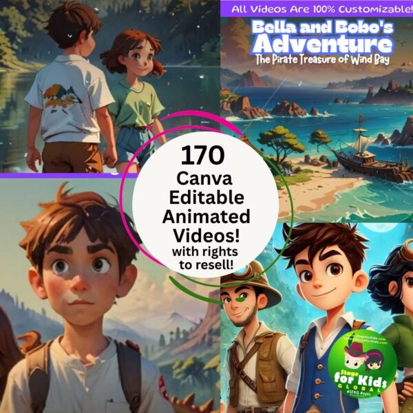 170 Children’s Animated Videos - Easily Editable Video Stories!